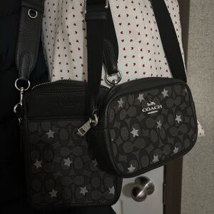 Coach Black and Gray Crossbody Bags